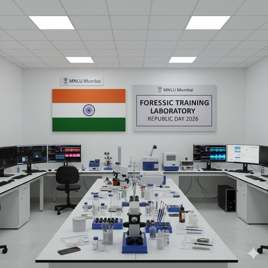 MNLU Mumbai Establishes Forensic Training Laboratory on Republic Day 2026